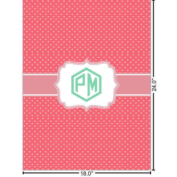 Custom Pink & Orange Chevron Cabinet Decal - Large (Personalized)