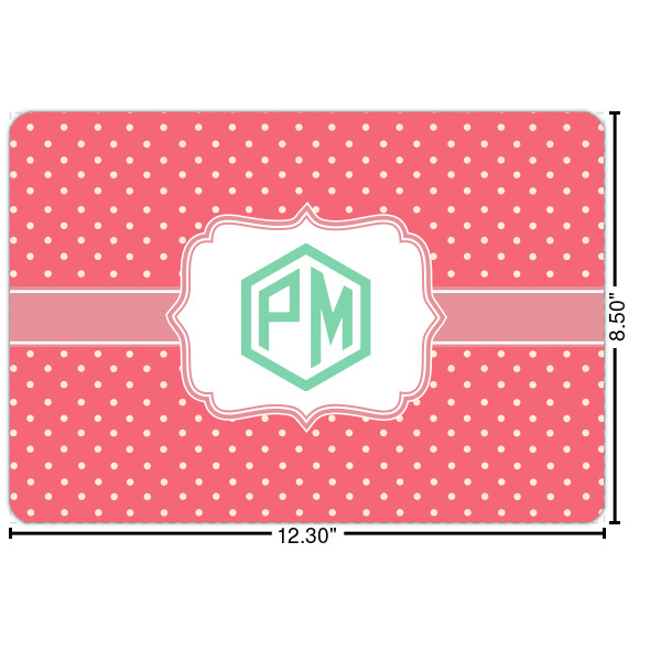 Custom Pink & Orange Chevron Laptop Skin - Custom Sized (Personalized)