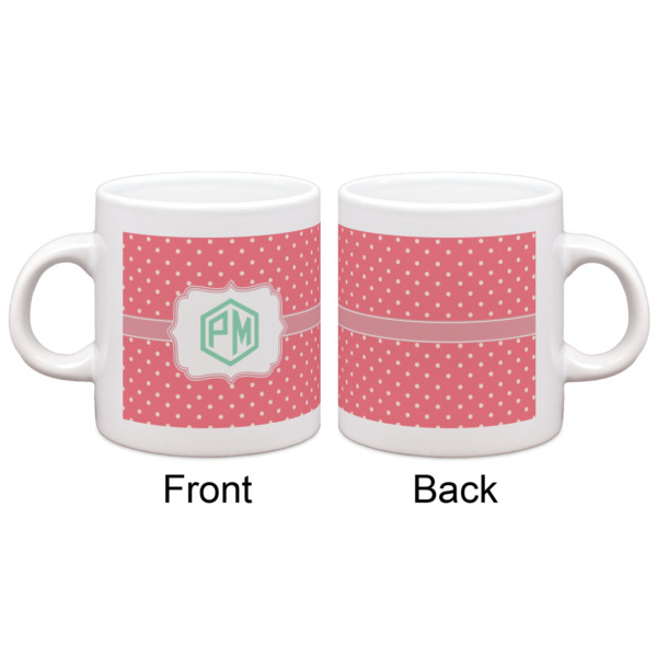 Custom Design - Single Shot Espresso Cup - Single - Front & Back