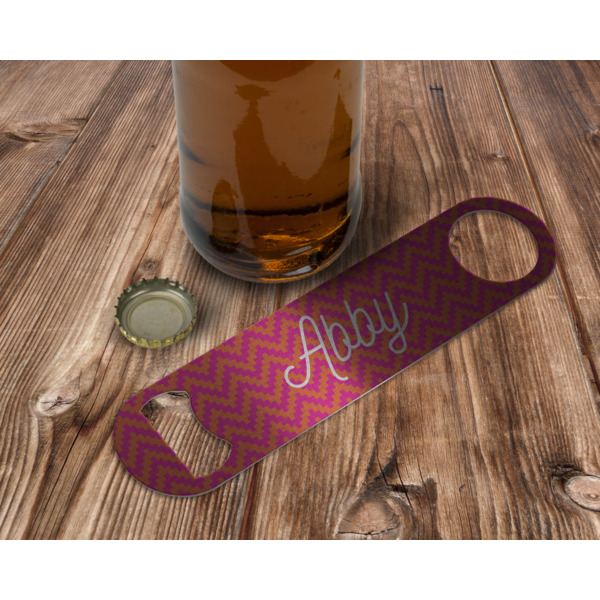 Custom Design - Bottle Opener - In Use