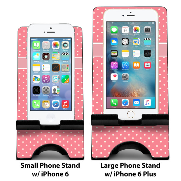 Custom Design - Compare Phone Stand Sizes - with iPhones