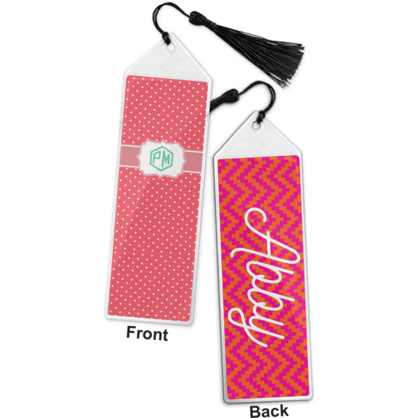 Custom Design - Bookmark w/ Tassel - Front and Back