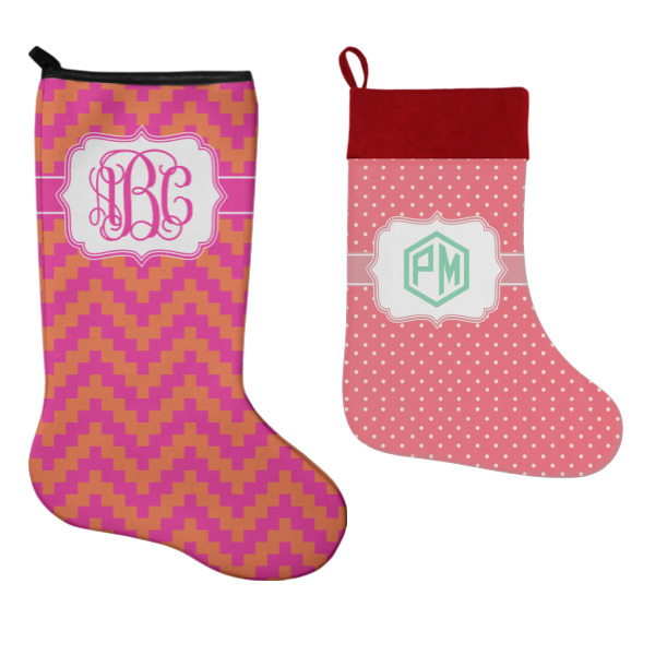 Custom Design - Stockings - Side by Side compare