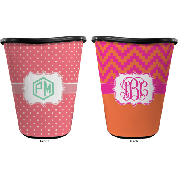 Custom Design - Waste Basket - Black - Double Sided - Approval