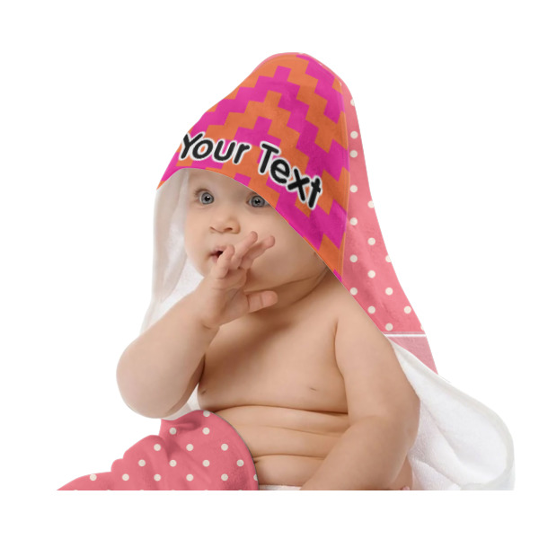 Custom Design - Baby Hooded Towel on Child