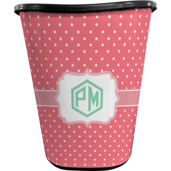 Custom Design - Waste Basket - Black - Front