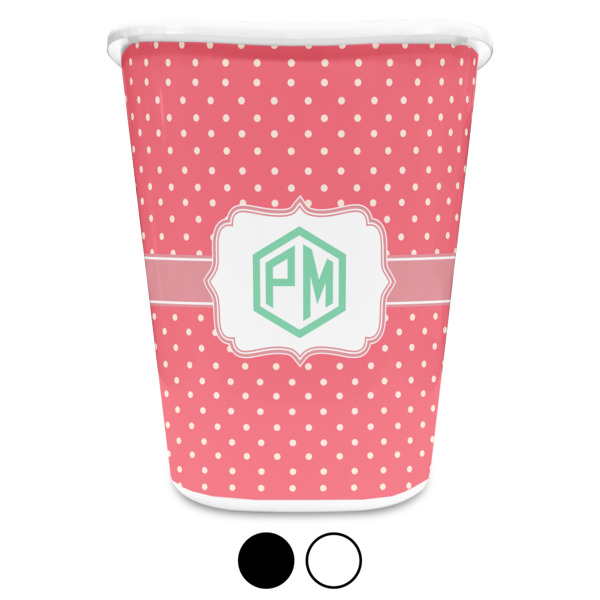 Custom Design - Waste Basket - Both Colors - Front