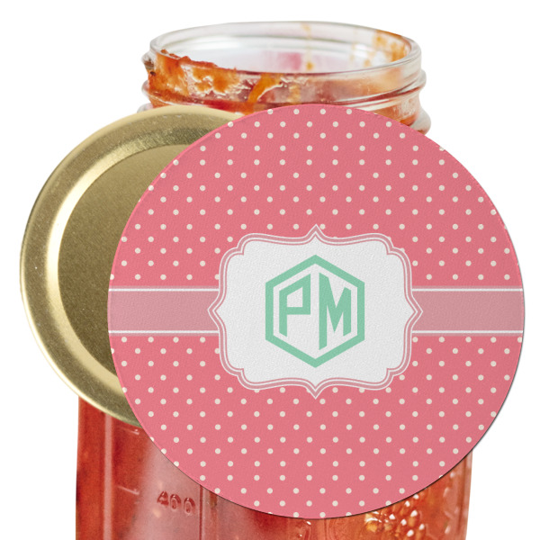Custom Pink & Orange Chevron Jar Opener (Personalized)