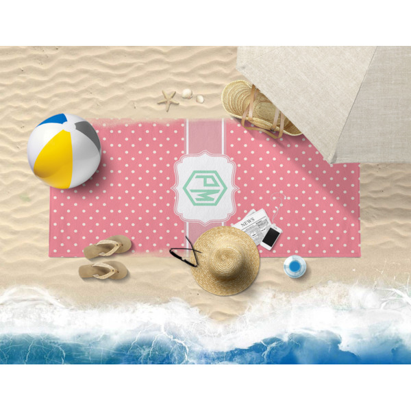 Custom Design - Beach Towel - Lifestyle on Beach