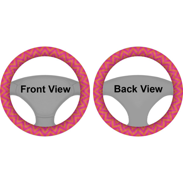 Custom Design - Steering Wheel Cover- Front and Back