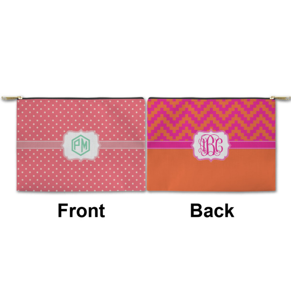 Custom Design - Small Zipper Pouch Approval (Front and Back)