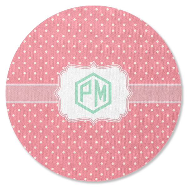 Custom Design - Round Coaster Rubber Back - Single