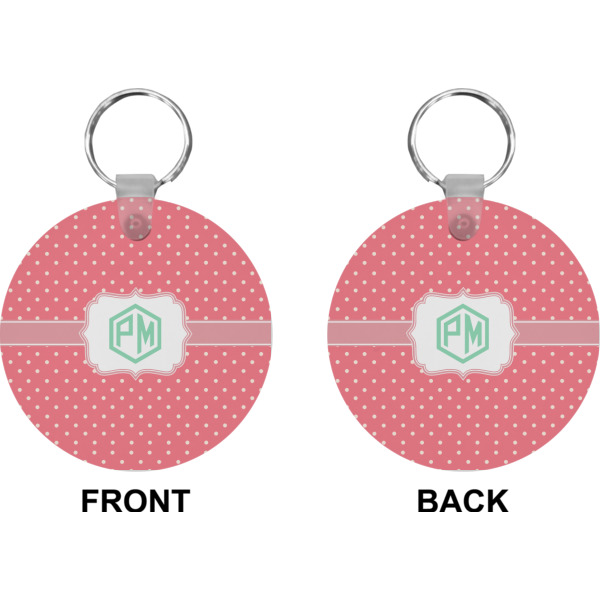 Custom Design - Circle Keychain (Front + Back)