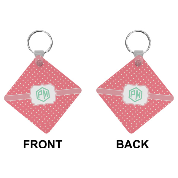 Custom Design - Diamond Keychain (Front + Back)