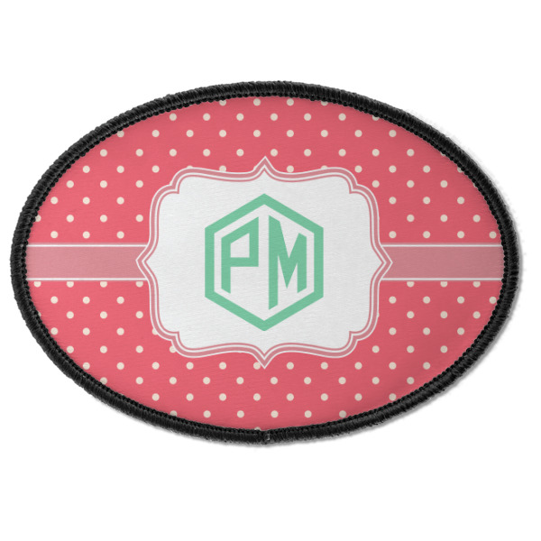 Custom Design - Iron On Patch - Oval - Front