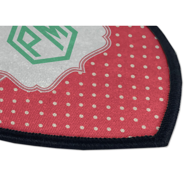 Custom Design - Iron On Patch - Shield - Style B - Closeup