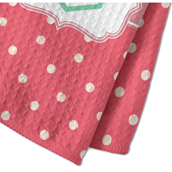 Custom Design - Waffle Weave Towel - Closeup of Material Image