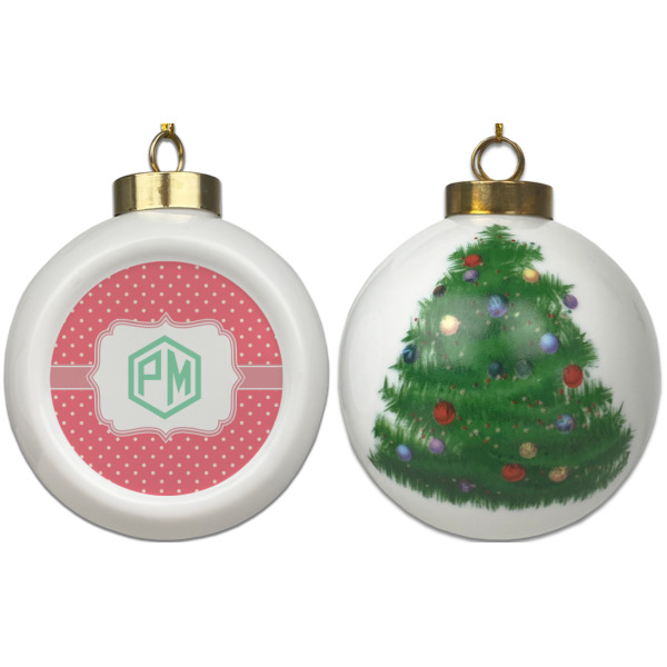 Custom Design - Ceramic Christmas Ornament - X-Mas Tree (APPROVAL)
