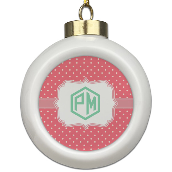 Custom Design Your Own Ceramic Ball Ornament
