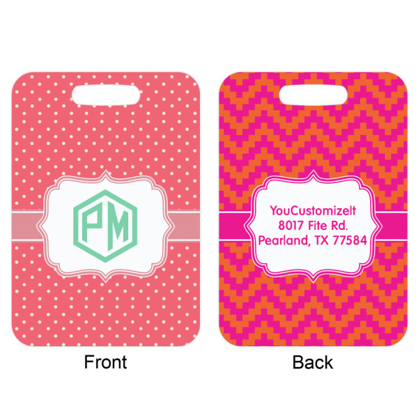 Custom Design - Metal Luggage Tag - Approval