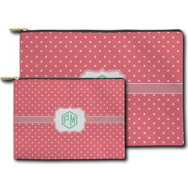 Custom Design - Zippered Pouches - Size Comparison