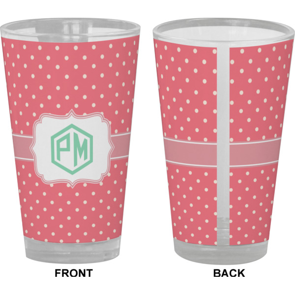 Custom Design - Pint Glass - Full Color - Front & Back Views