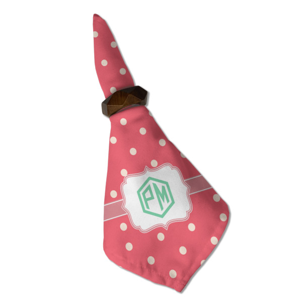 Custom Design - Cloth Napkins - Personalized Dinner (Folded in Ring) (MAIN)