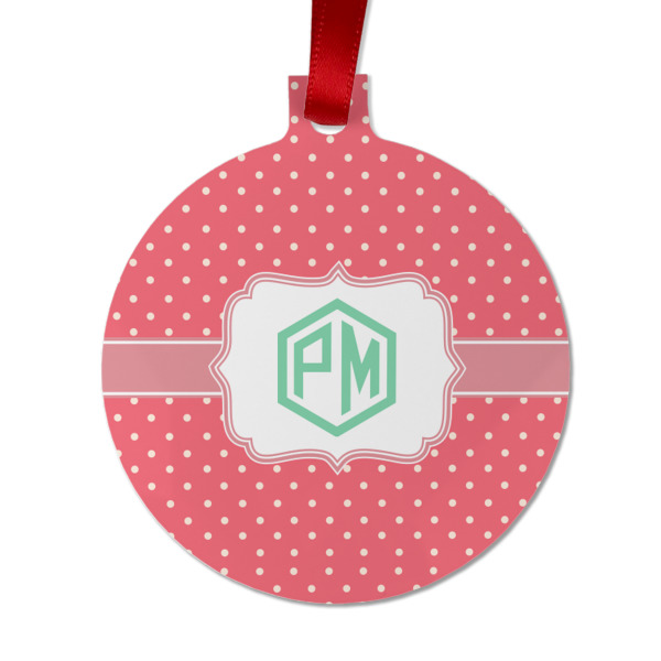 Custom Design - Metal Ball Ornament - Front