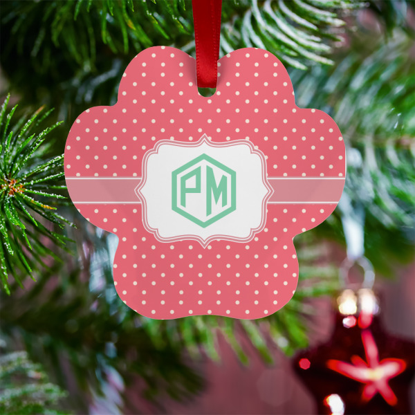 Custom Design - Metal Paw Ornament - Lifestyle