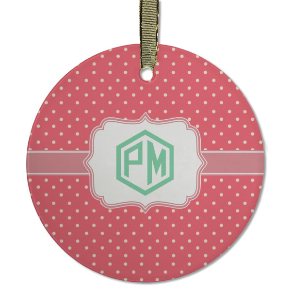Custom Design - Frosted Glass Ornament - Round