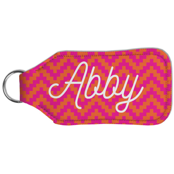 Custom Design - Sanitizer Holder Keychain - Large (Back)