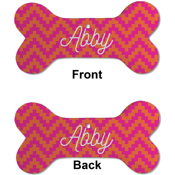 Custom Design - Ceramic Flat Ornament - Bone Front & Back (APPROVAL)