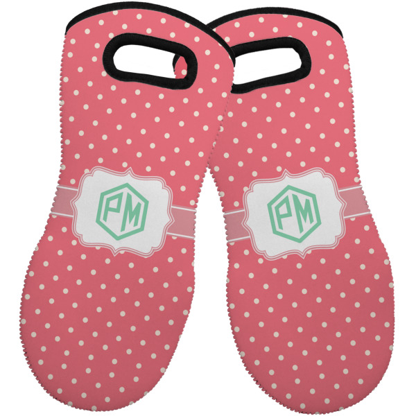 Custom Design - Neoprene Oven Mitt -Set of 2 - Front