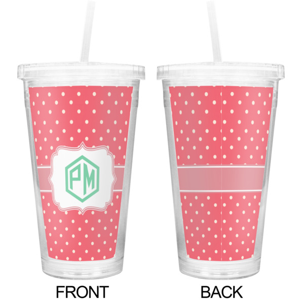 Custom Design - Double Wall Tumbler with Straw - Approval