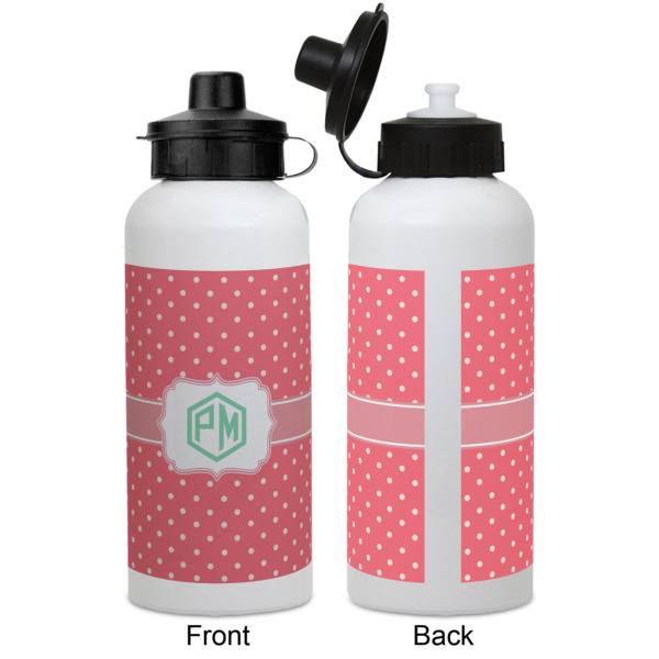Custom Design - Aluminum Water Bottle - White APPROVAL