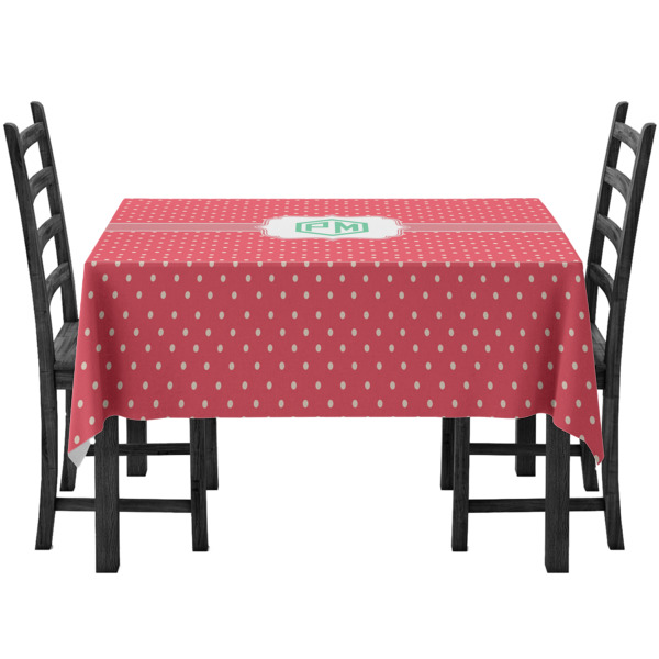 Custom Pink & Orange Chevron Tablecloth (Personalized)