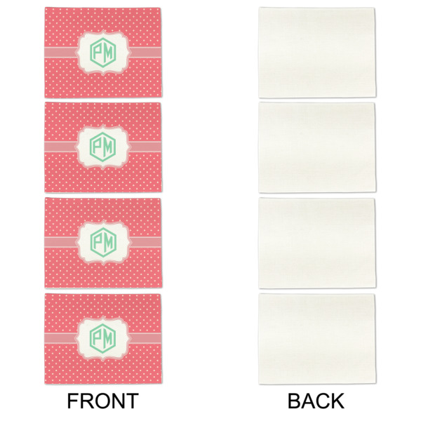 Custom Design - Linen Placemat - APPROVAL Set of 4 (single sided)