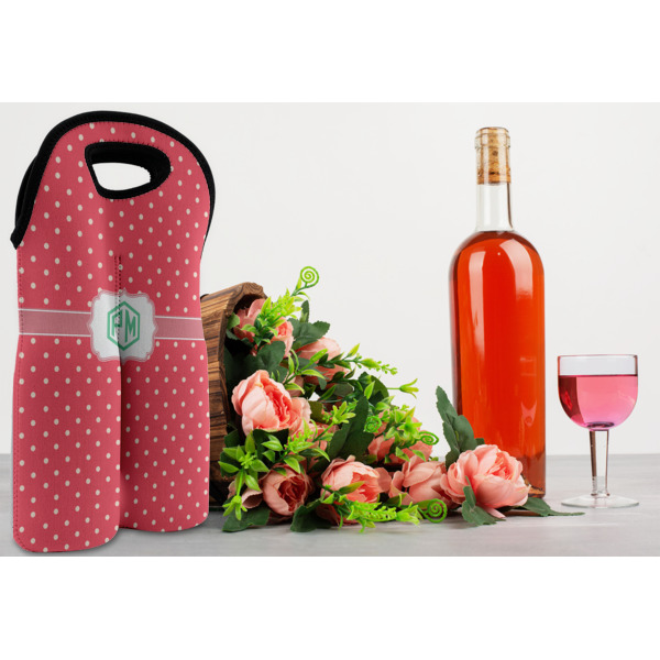 Custom Design - Double Wine Tote - In Context