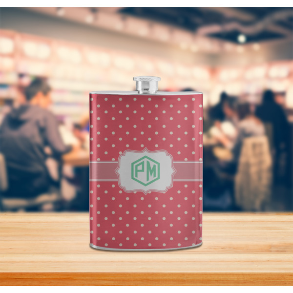 Custom Design - Stainless Steel Flask - LIFESTYLE 2