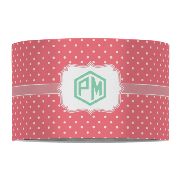 Custom Design - 12" Drum Lampshade - FRONT (Fabric)