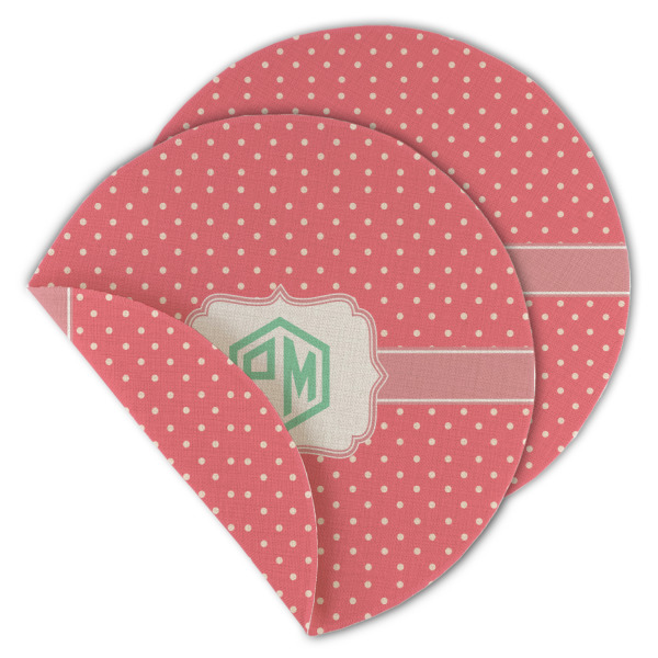 Custom Design - Round Linen Placemats - MAIN (Double-Sided)