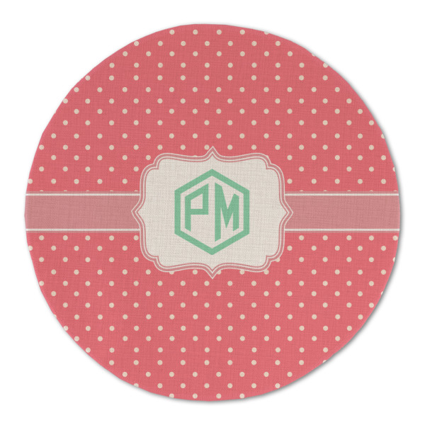 Custom Design - Round Linen Placemats - FRONT (Double Sided)