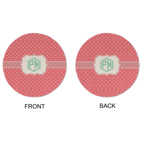 Custom Design - Round Linen Placemats - APPROVAL (double sided)