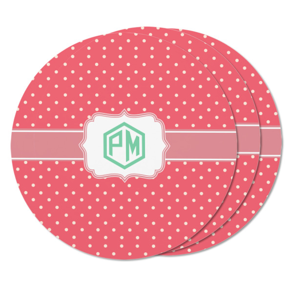 Custom Design - Round Fridge Magnet - THREE