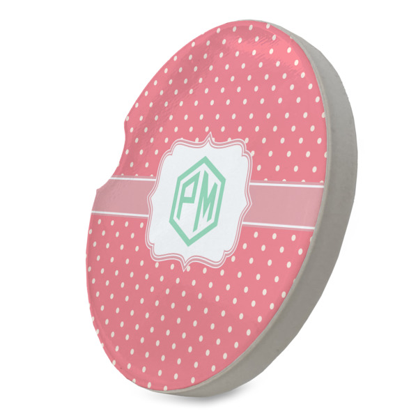 Custom Design - Sandstone Car Coaster - Standing Angle