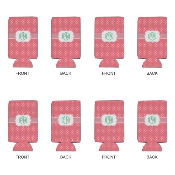 Custom Design - Can Cooler - 16oz - Set of 4 - Front & Back