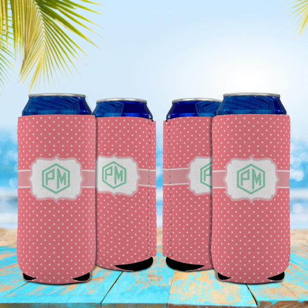 Custom Design - Can Cooler - 16oz - Set of 4 - In Context