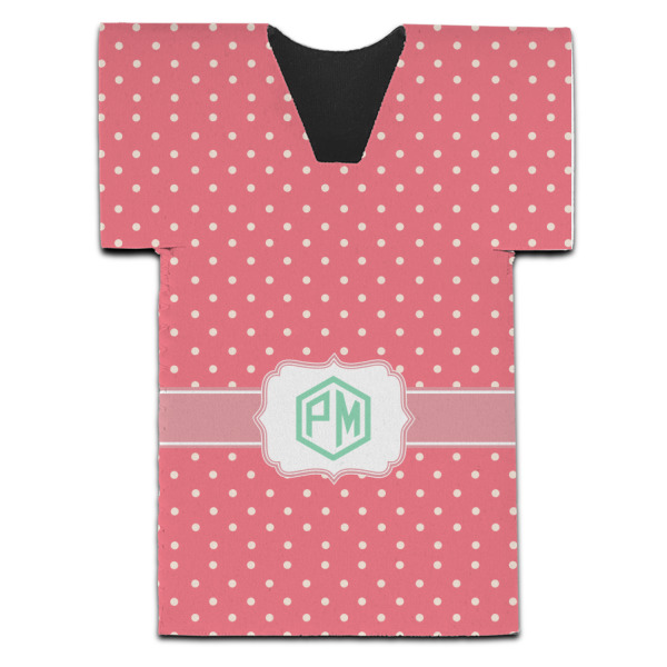 Custom Design - Jersey Bottle Cooler - Set of 4 - FRONT (flat)