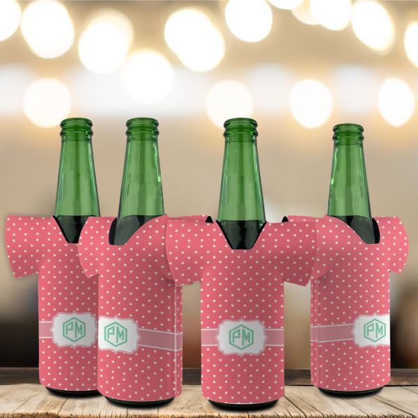 Custom Design - Jersey Bottle Cooler - Set of 4 - LIFESTYLE