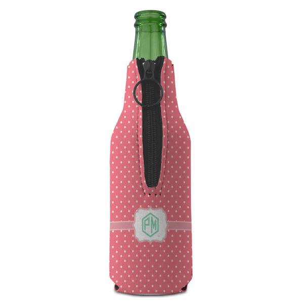 Custom Design - Zipper Bottle Cooler - BACK (bottle)